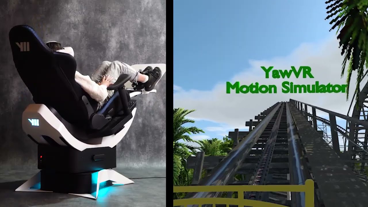 Yaw2 Motion Control Accuracy Test with NoLimits Roller Coaster Ride